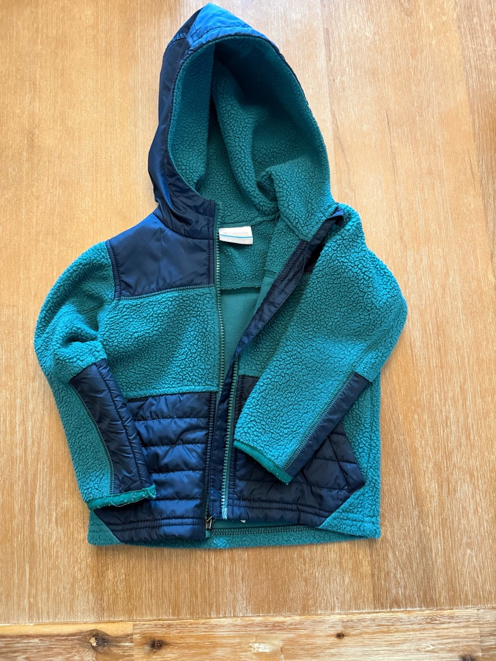 Columbia Green and blue Sherpa Jacket